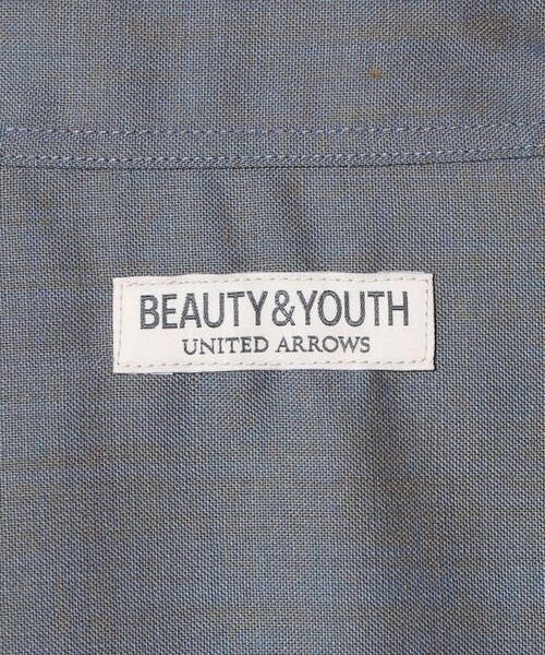 BEAUTY&YOUTH UNITED ARROWS(ビューティーアンドユースユナイテッドアローズ)の「尾州 TW レギュラー ショートスリーブ シャツ GRANDE TAPERD型 ウォッシャブル MADE IN JAPAN(シャツ/ブラウス・メンズ・コバルトブルー/オリーブ・S/XL/L/M)」の19枚目の写真