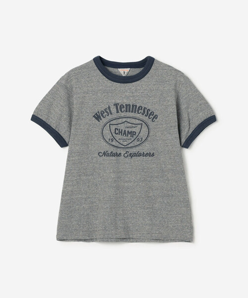 FilMelange（フィルメランジェ）の「FilMelange |〈別注〉プリント リンガーTシャツ WOMEN（Tシャツ/カットソー・レディース・グレー系その他/ブルー系その他・1）」の2枚目の写真