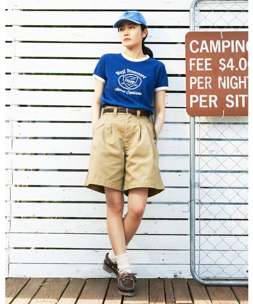 FilMelange(フィルメランジェ)の「FilMelange |〈別注〉プリント リンガーTシャツ WOMEN(Tシャツ/カットソー・レディース・グレー系その他/ブルー系その他・1)」の14枚目の写真