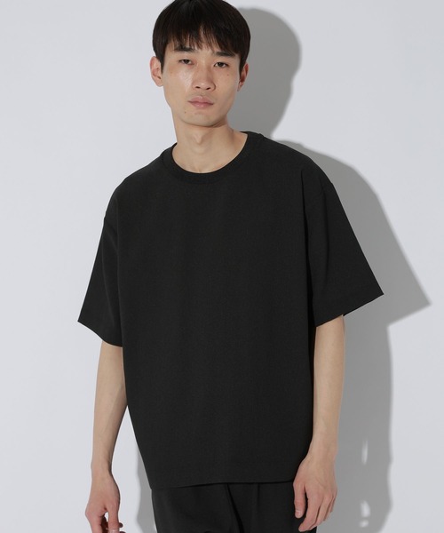LAKOLE(ラコレ)の「シボサッカープルオーバー / 650643(Tシャツ/カットソー・メンズ・カーキ/ライトグレー/ブラック・MEDIUM/LARGE/X-LARGE)」の2枚目の写真