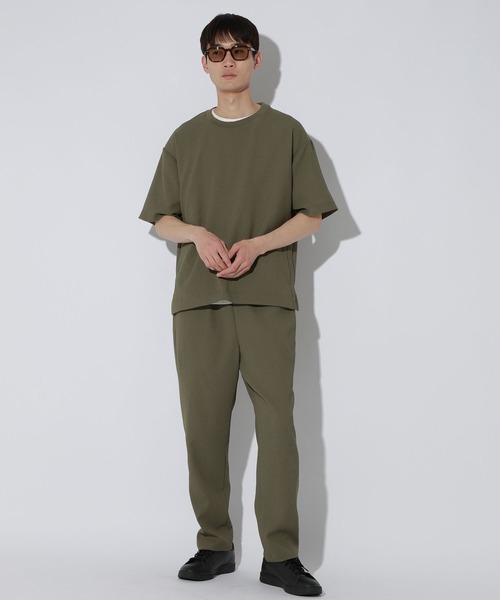 LAKOLE(ラコレ)の「シボサッカープルオーバー / 650643(Tシャツ/カットソー・メンズ・カーキ/ライトグレー/ブラック・MEDIUM/LARGE/X-LARGE)」の11枚目の写真
