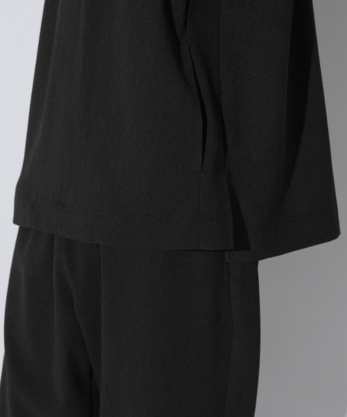 LAKOLE(ラコレ)の「シボサッカープルオーバー / 650643(Tシャツ/カットソー・メンズ・カーキ/ライトグレー/ブラック・MEDIUM/LARGE/X-LARGE)」の18枚目の写真