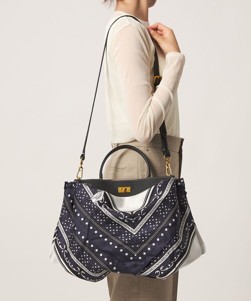 manipuri(マニプリ)の「<manipuri> with scf bag(トートバッグ・レディース・ブラック・FREE)」の1枚目の写真