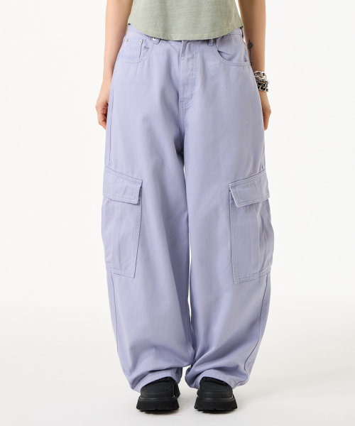 UNKNOWN PLANET(アンノウンプラネット)の「バルーンカーゴワイドパンツパープル(その他パンツ・レディース・その他・SMALL/MEDIUM/LARGE)」の6枚目の写真