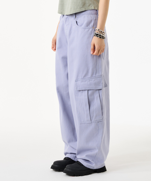UNKNOWN PLANET(アンノウンプラネット)の「バルーンカーゴワイドパンツパープル(その他パンツ・レディース・その他・SMALL/MEDIUM/LARGE)」の7枚目の写真