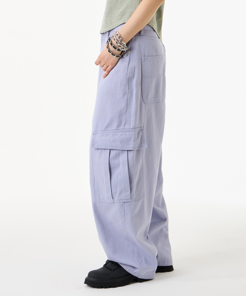 UNKNOWN PLANET(アンノウンプラネット)の「バルーンカーゴワイドパンツパープル(その他パンツ・レディース・その他・SMALL/MEDIUM/LARGE)」の10枚目の写真