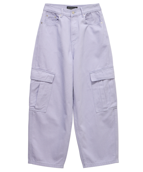 UNKNOWN PLANET(アンノウンプラネット)の「バルーンカーゴワイドパンツパープル(その他パンツ・レディース・その他・SMALL/MEDIUM/LARGE)」の2枚目の写真