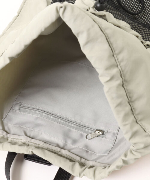 Reebok(リーボック)の「【Reebok】ナイロンワッシャードローストリングワンショルダーバッグ ARB1162(ショルダーバッグ・メンズ・ブラック/ベージュ/シルバー・FREE)」の8枚目の写真