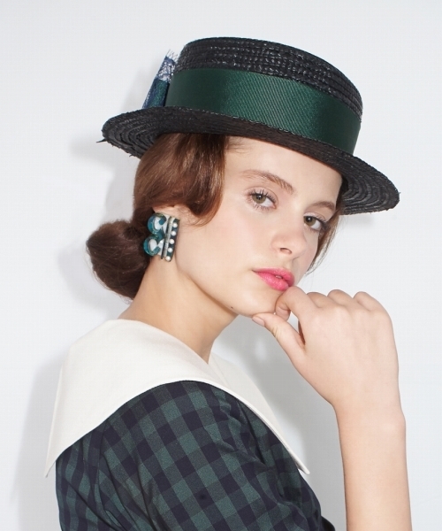 PAMEO POSE（パメオポーズ）の「【PAMEO POSE ORIGINAL JEWELRY】C CLEF PIERCE（ピアス（両耳用）・レディース・マルチ/グリーン・FREE）」の4枚目の写真