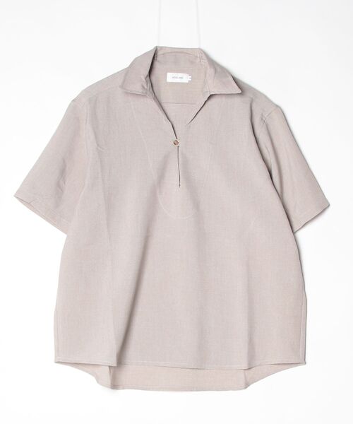 ATELANE — тонкая рубашка‑фабрик/скейтерская футболка (Linen‑like fabric)