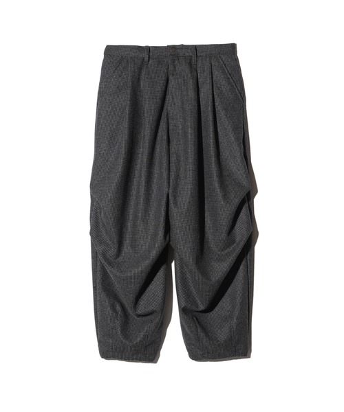 glamb(グラム)の「Knee Tuck Check Pants / ニータックチェックパンツ(その他パンツ・メンズ・グレー/ネイビー・S/M/L)」の3枚目の写真