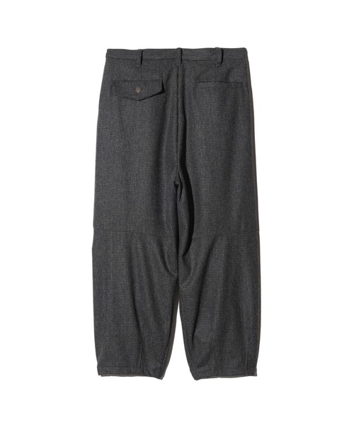 glamb(グラム)の「Knee Tuck Check Pants / ニータックチェックパンツ(その他パンツ・メンズ・グレー/ネイビー・S/M/L)」の5枚目の写真