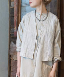 JOURNAL STANDARD LUXE | リネンキャンバス ノットベスト(その他アウター)