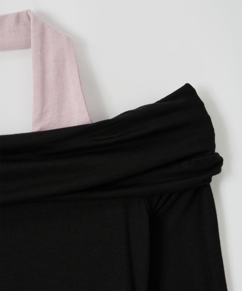 SALON DE YOHN（サロンドヨーン）の「Halter Neck Jersey Dress_ Black（ワンピース・レディース・その他・FREE）」の3枚目の写真