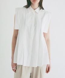 CLANE(�N���l)��SQUARE SLEEVE SHIRTS 10122-4293(�V���c/�u���E�X)