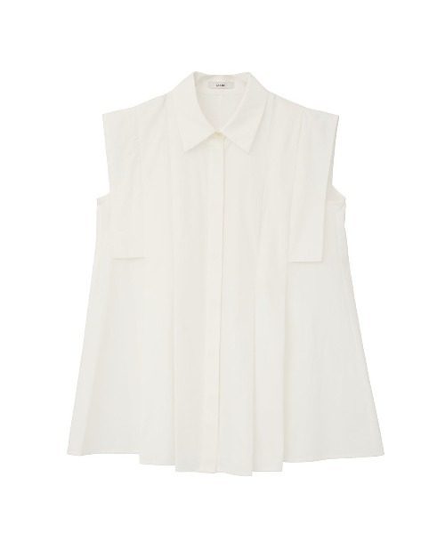 CLANE（クラネ）の「SQUARE SLEEVE SHIRTS 10122-4293（シャツ/ブラウス・メンズ・ホワイト/ネイビー・1）」の12枚目の写真