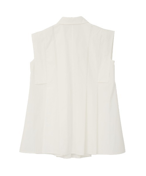 CLANE（クラネ）の「SQUARE SLEEVE SHIRTS 10122-4293（シャツ/ブラウス・メンズ・ホワイト/ネイビー・1）」の13枚目の写真