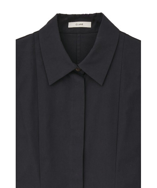 CLANE（クラネ）の「SQUARE SLEEVE SHIRTS 10122-4293（シャツ/ブラウス・メンズ・ホワイト/ネイビー・1）」の21枚目の写真