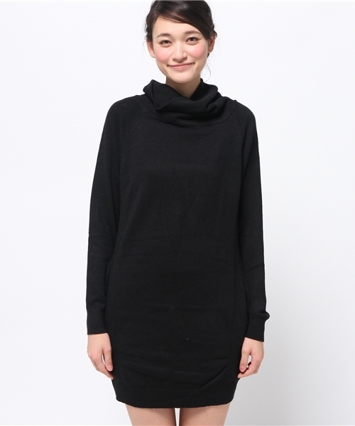 OUTLET（アウトレット）の「【mystic】ベーシックオフタートルワンピース（ワンピース・レディース・レッド/ブラック/グレー/オフホワイト・FREE）」の12枚目の写真