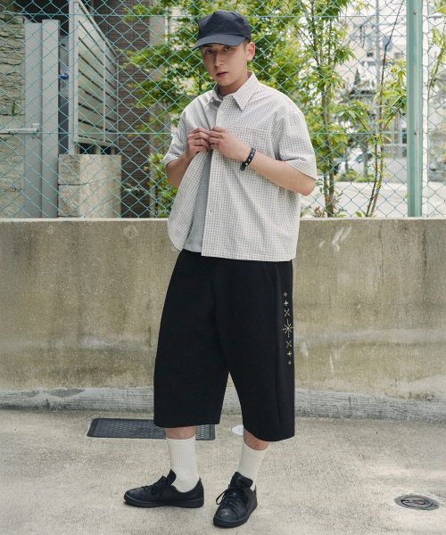 XERO（ゼロ）の「ハーフクロップチェックシャツ[アイボリー]（シャツ/ブラウス・レディース・その他・MEDIUM/LARGE）」の3枚目の写真