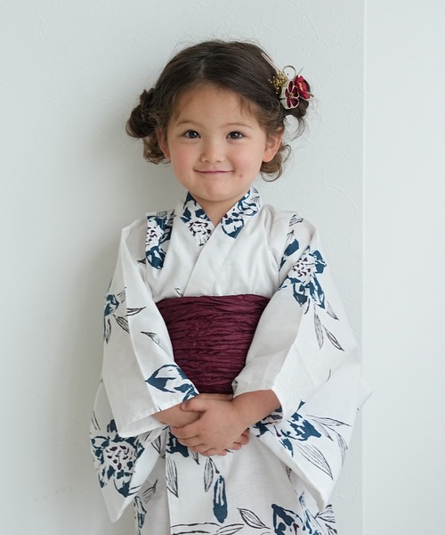 utatane(ウタタネ)の「2026新作 浴衣ワンピース2点セット 男女兼用 utatane(浴衣・キッズ・ネイビー系2/ブルー系1/ネイビー系1/イエロー系1/レッド系2/レッド系1/グリーン系1/ブルー系2・90cm/130cm/120cm/110cm/100cm)」の14枚目の写真