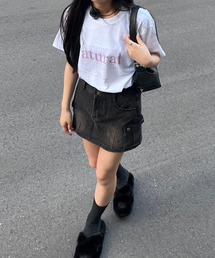 グラフィックデザイン半袖Tシャツ(hsyd)