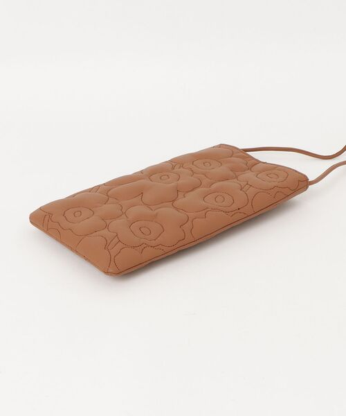 marimekko(マリメッコ)の「Unikko / Phone Pocket(ショルダーバッグ・レディース・ダークパープル/ブラウン・FREE)」の10枚目の写真