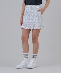 【St ANDREWS】【ストレッチ】ケルトリーフプリントスカート (WOMENS)