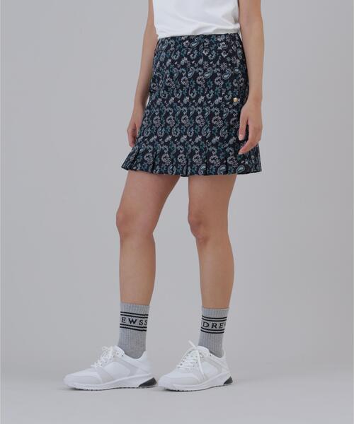 ST ANDREWS 2023年モデル ストレッチスカート S 新品 ストレッチ】ケルトリーフプリントスカート (WOMENS)（スカート）｜St