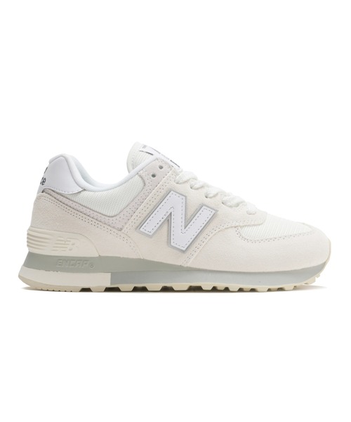 NEW BALANCE(ニューバランス)の「574(スニーカー・メンズ・ダークグリーン/オフホワイト/ベージュ系その他/グレー・26.5cm/26.0cm/25.5cm/25.0cm/22.0cm/29.0cm/30.0cm/28.5cm/28.0cm/24.5cm/24.0cm/27.5cm/23.5cm/23.0cm/27.0cm/22.5cm/24.5㎝)」の2枚目の写真