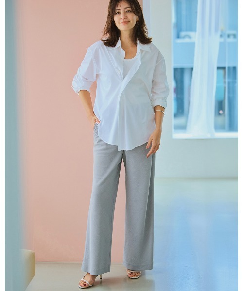 DoCLASSE( ドゥクラッセ)の「ビューティバイアスパンツ/63cm(その他パンツ・レディース・グレイッシュベージュ/ダークグリーン/ライトグレー/ライトグリーン/ライトグレー系/ブラウン/レッド/ブラック/ダークブラウン/ネイビー・9/7/17/15 /13/11)」の13枚目の写真