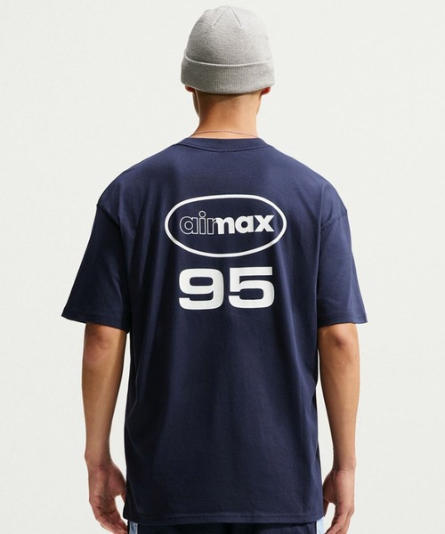 NIKE(ナイキ)の「NIKE M NSW AIR MAX 95 TEE / ナイキ NSW エア マックス 95 S/S Tシャツ 【SP】(Tシャツ/カットソー・メンズ・ホワイト/ネイビー・XXL/XL/L/M/S)」の2枚目の写真