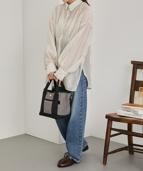 ALTROSE(アルトローズ)の「【ALT ROSE】ルーム2WAYミニトート 250043(トートバッグ・レディース・ベージュ/ブラック系その他2/ブラック系1/その他3/カーキ系1/アイボリー系3/グレー系その他2/グレー系1/カーキ系2・FREE)」の17枚目の写真