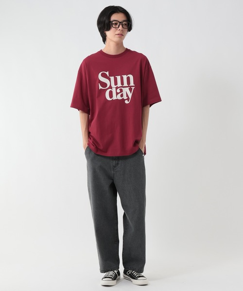 GEORGE'S(ジョージズ)の「サンデイアートプリントTシャツ(Tシャツ/カットソー・メンズ・オフホワイト/ワインレッド・MEDIUM/LARGE)」の18枚目の写真