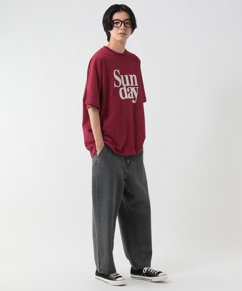 GEORGE'S(ジョージズ)の「サンデイアートプリントTシャツ(Tシャツ/カットソー・メンズ・オフホワイト/ワインレッド・MEDIUM/LARGE)」の19枚目の写真