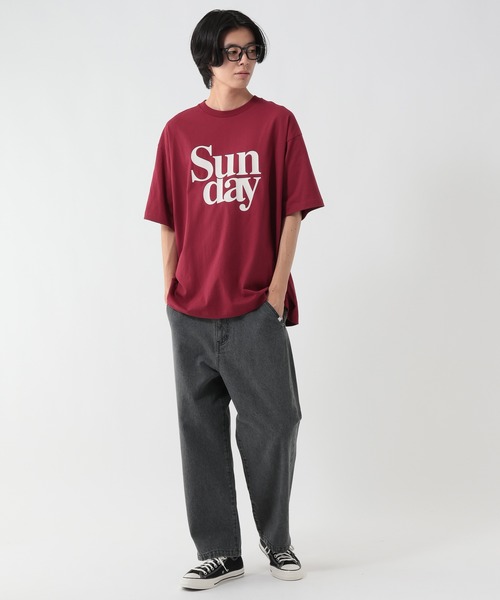 GEORGE'S(ジョージズ)の「サンデイアートプリントTシャツ(Tシャツ/カットソー・メンズ・オフホワイト/ワインレッド・MEDIUM/LARGE)」の20枚目の写真