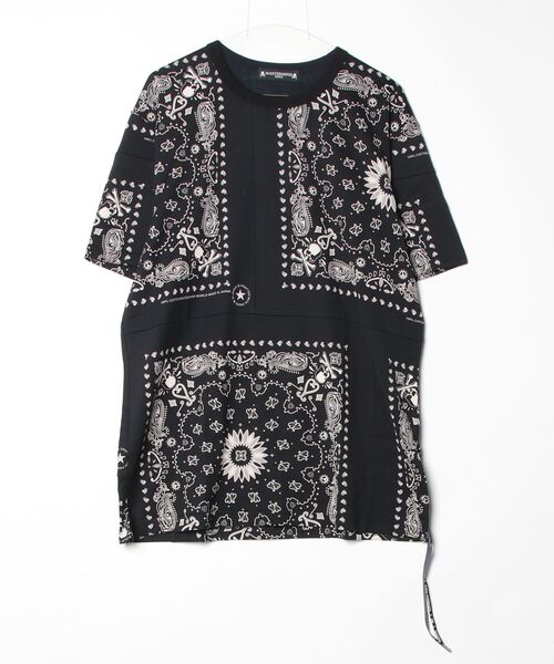mastermind JAPAN(マスターマインド)の「BANDANNA TEE(Tシャツ/カットソー・メンズ・レッド系その他/ブラック系その他・XL)」の2枚目の写真