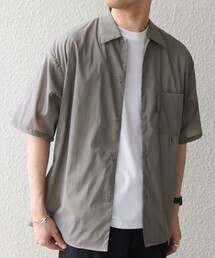 SHIPS any:〈接触冷感/UVカット〉VEILICE レギュラーカラー ポケット シャツ(セットアップ対応)◇