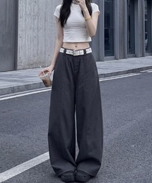 ウエストゴムワイドパンツ