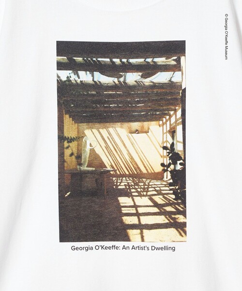 UNITED ARROWS（ユナイテッドアローズ）の「【別注】＜Georgia O’Keeffe Museum＞グラフィック Tシャツ（Tシャツ/カットソー・メンズ・ホワイト・XL/L/M）」の10枚目の写真