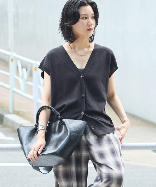 JOURNAL STANDARD(ジャーナルスタンダード)の「WASHABLE DRYベスト(ベスト・レディース・ブラック/ベージュ系その他・FREE)」の9枚目の写真