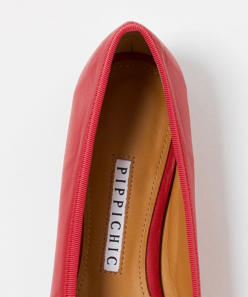Pippichic（ピッピシック）の「＜PIPPICHIC＞REMY ポインテッド バレエシューズ（バレエシューズ・レディース・レッド/ブラック・37h/38/36h/35h/37/36）」の9枚目の写真
