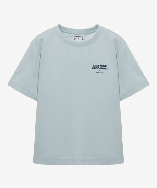 MIND BRIDGE WOMEN（マインドブリッジウーマン）の「[W][コリンズ]スーピマ_バックポイントオーバーサイズTシャツ - 2カラー（Tシャツ/カットソー・レディース・ミント/オフホワイト・55/66）」の5枚目の写真