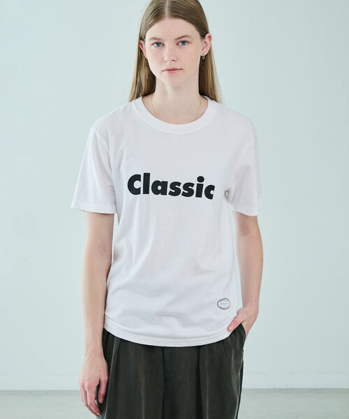 TANGTANG(タンタン)の「TANGTANG | 〈別注〉 半袖Tシャツ AIN’T CLASSIC WOMEN(Tシャツ/カットソー・レディース・ホワイト・S)」の3枚目の写真