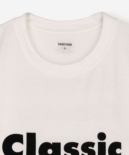 TANGTANG(タンタン)の「TANGTANG | 〈別注〉 半袖Tシャツ AIN’T CLASSIC WOMEN(Tシャツ/カットソー・レディース・ホワイト・S)」の6枚目の写真