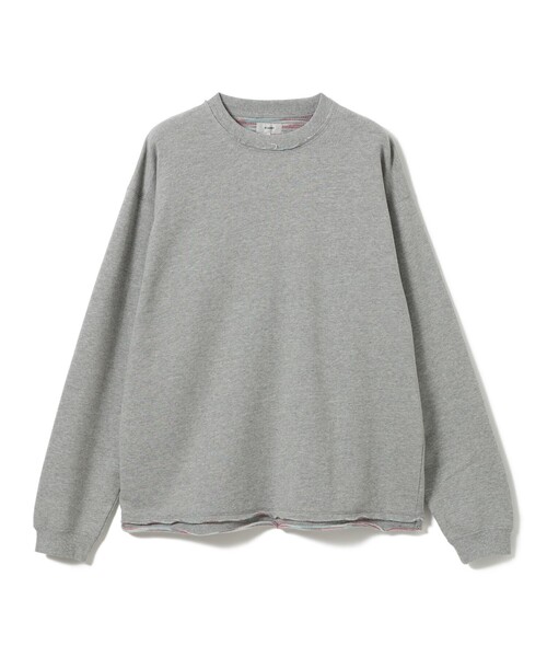 BEAMS(ビームス)の「バック カスリ クルーネックスウェット(スウェット・メンズ・オリーブ/ネイビー/グレー系その他・XL/L/M/S)」の8枚目の写真