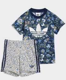 adidas（アディダス）の「adidas Originals × Liberty London 半袖Tシャツ セットアップ キッズ / アディダスオリジナルス adidas Originals（ジャージ）」