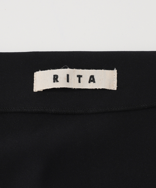 Noble(ノーブル)の「《・WEB&虎ノ門限定》【RITA×SELLICHI】スカーフ付きワンピース(ワンピース・レディース・ブラック/ホワイト・FREE)」の3枚目の写真