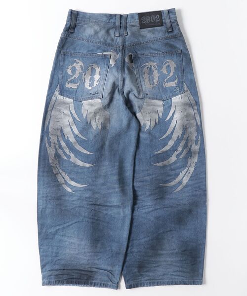 FUGA(フーガ)の「『FUGA/フーガ』2002 × FUGA Wing Baggy Denim Pants(デニムパンツ・メンズ・ブルー/ブラック・S/M/L)」の4枚目の写真