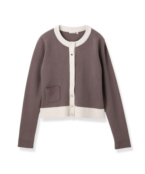 DRESSTERIOR(ドレステリア)の「ウォッシャブルコットンカシミヤ混配色カーディガン(カーディガン/ボレロ・レディース・ブラウン系その他・38/36/34/40)」の11枚目の写真